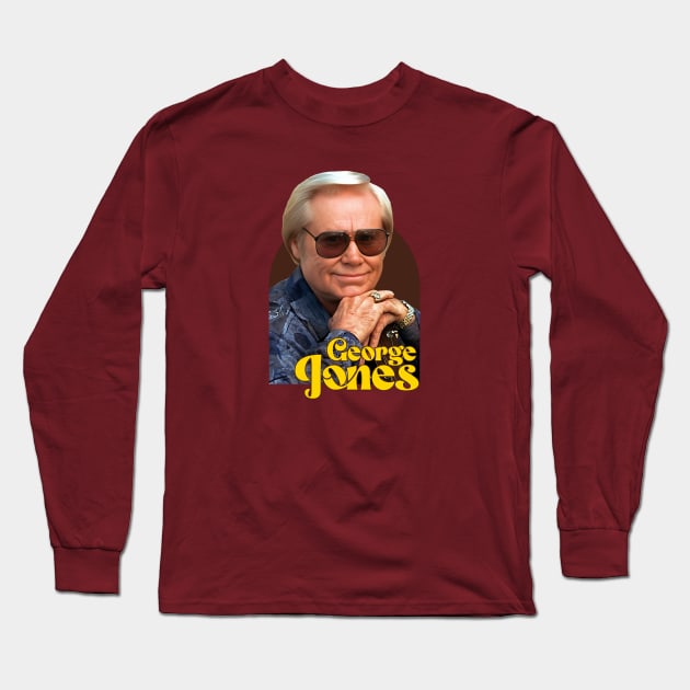 george jones Long Sleeve T-Shirt by Untildaystory